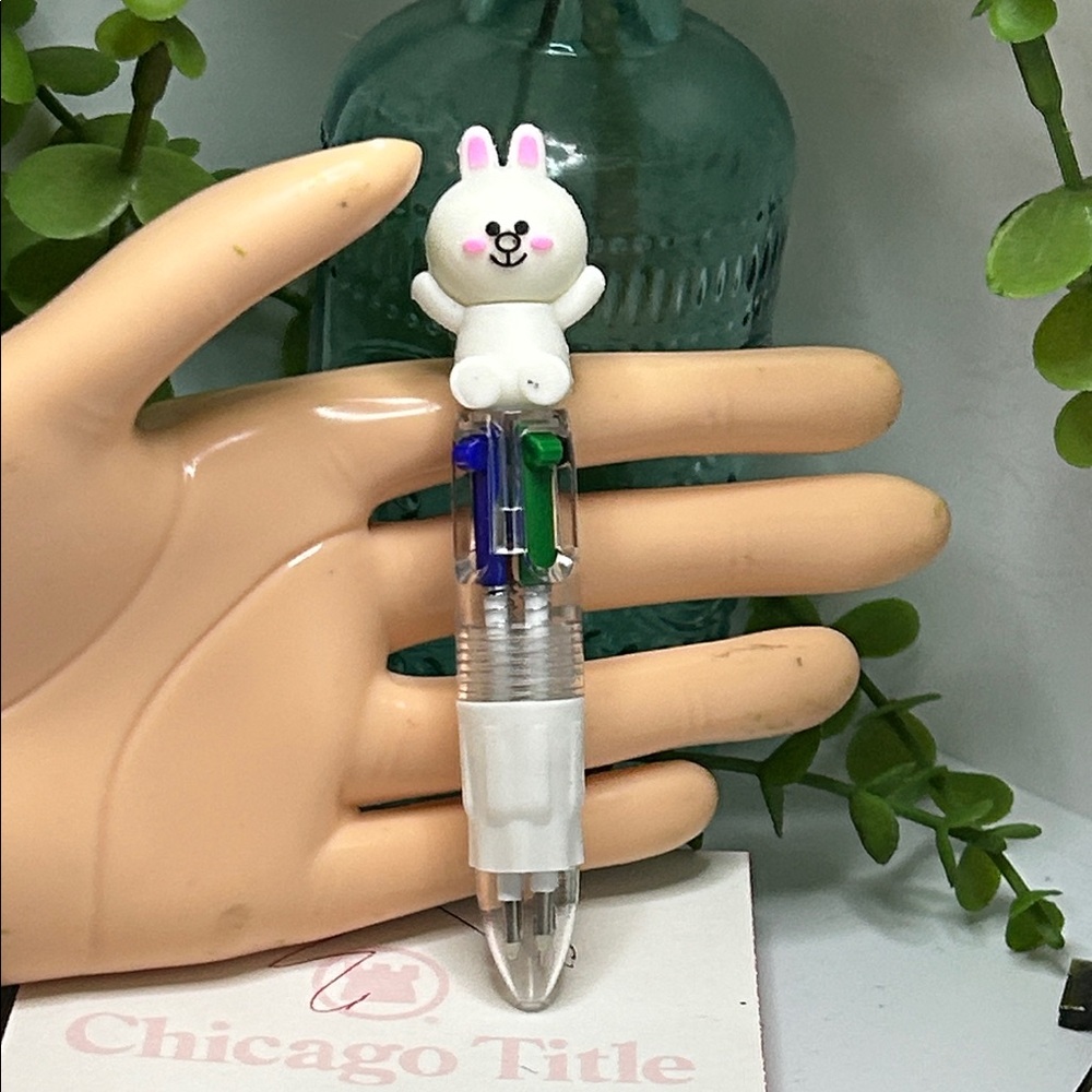 Cute Bunny Multi-Color Pen for your office